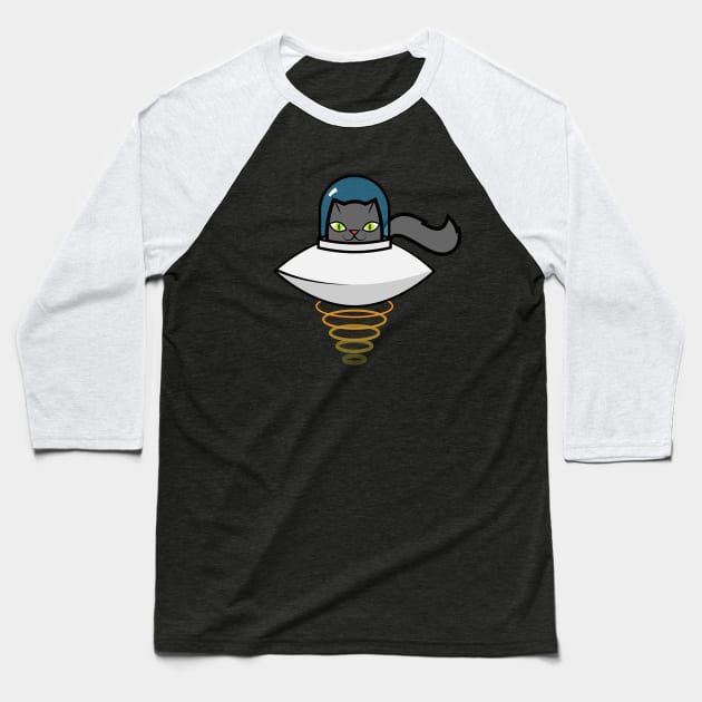 Cats Need Space Baseball T-Shirt by jacisjake